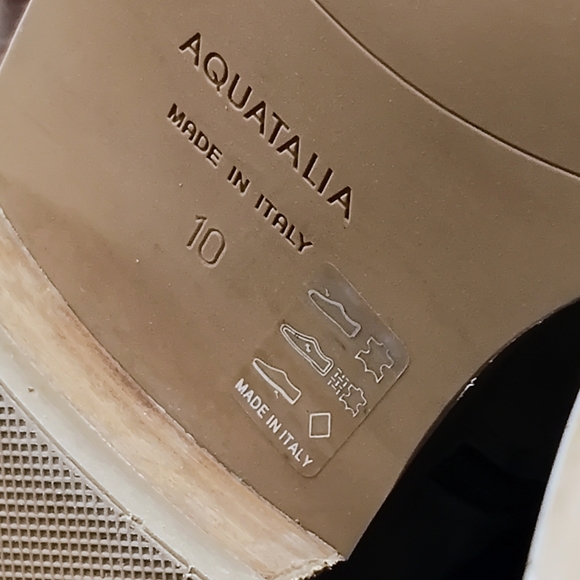 Aquatalia "Ali" Suede Lace-Up Combat Boots in size US 10 - Picture 8 of 10